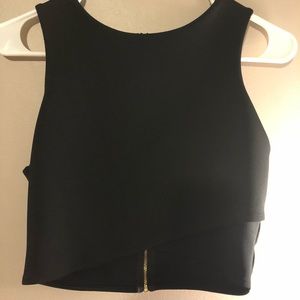 Express Black Crop Top. Women’s Medium.